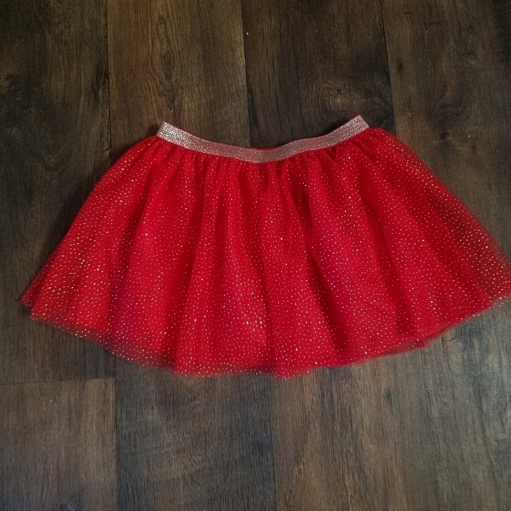 Red and gold polka dot Sparkle tutu